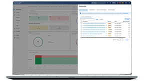 Intersight Workload Optimizer dashboard on laptop screen