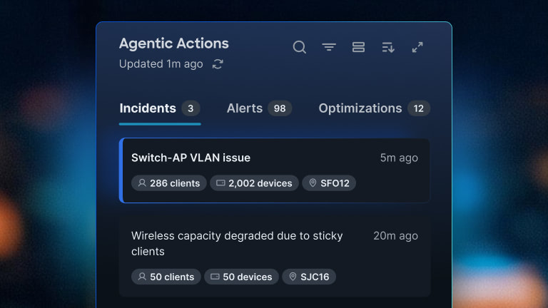 Recommended Action from Agentic Actions: Update switch port configuration to change SFO12-5-Closet 5.1-SW2/ports 1-13 from Access to Trunk. 