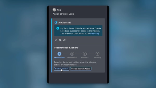 Cisco AI Assistant in XDR - platform interface