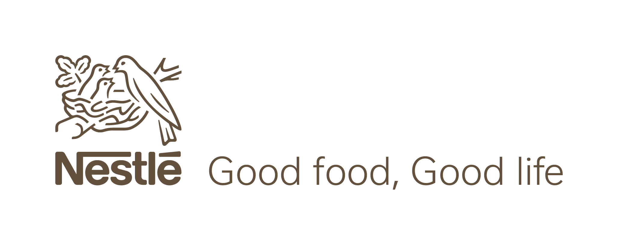 Nestle: Nestlé company logo with bird in nest symbol