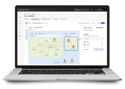 Cisco OT security user interface