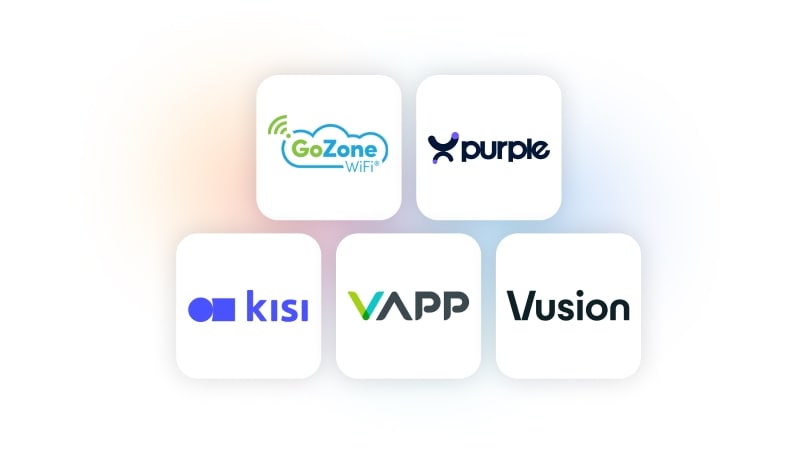 Retrouvez des intégrations approuvées par Cisco telles que GoZone WiFi, Purple, Kisi, VAPP et Vusion sur la marketplace des applications Cisco Networking.