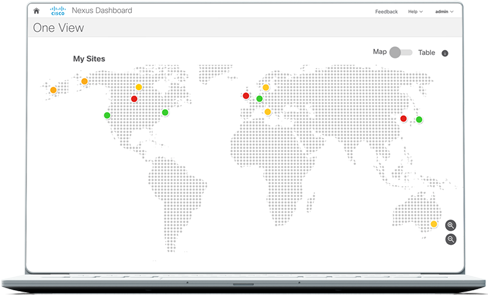 Logiciel de gestion du cloud Cisco Nexus Dashboard